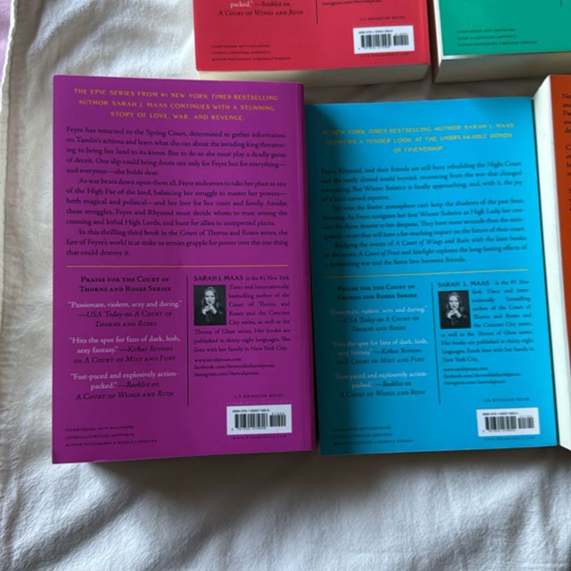A Court of Wings and Ruin- Complete Series 