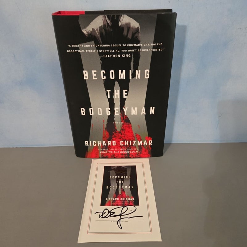 Becoming the Boogeyman w/signed bookplate