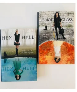 Hex Hall and Demon Glass 2 BOOK LOT
