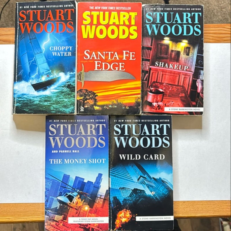 Stuart Woods 5 book bundle