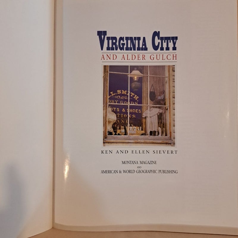 Virginia City and Alder Gulch