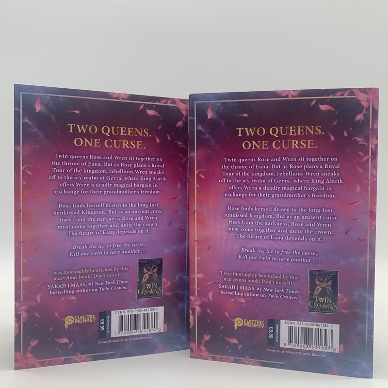 Twin shops Crowns Partial Signature Waterstones Rose Edition