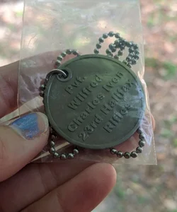 The Warm Hands of Ghosts Dog Tag
