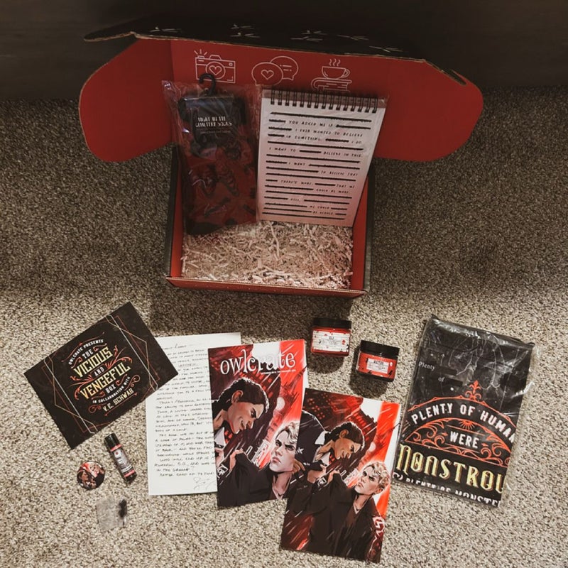 Owlcrate Vicious and Vengeful Box (Book not included)