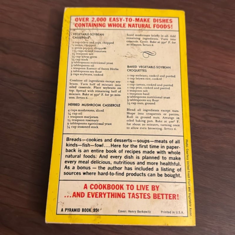 The natural foods cookbook