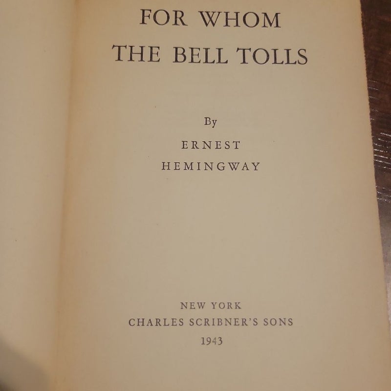 For Whom the Bell Tolls