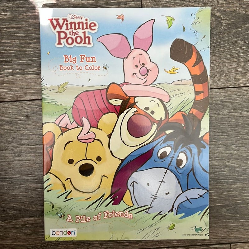 Winnie the Pooh Big Fun Book to Color