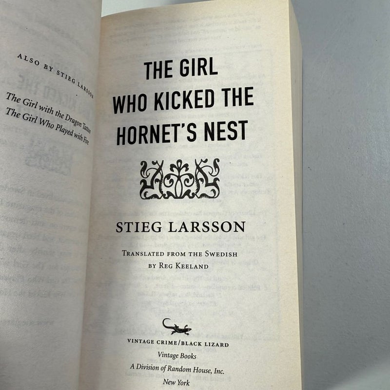 The Girl Who Kicked the Hornet's Nest