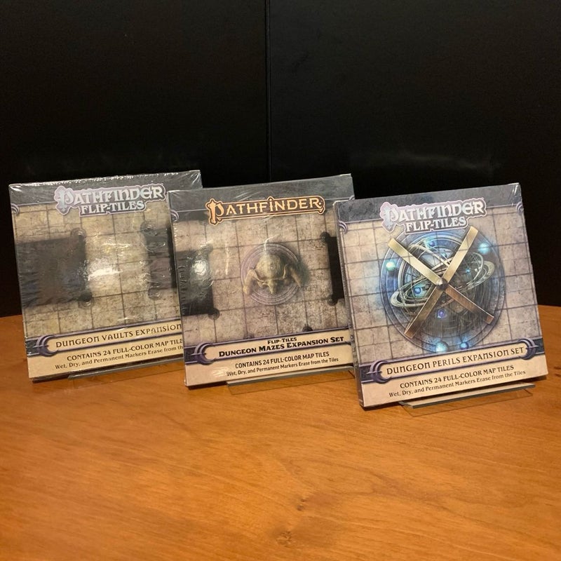 Pathfinder Flip-Tiles Lot: Dungeon Vaults, Mazes, Perils Expansion Set