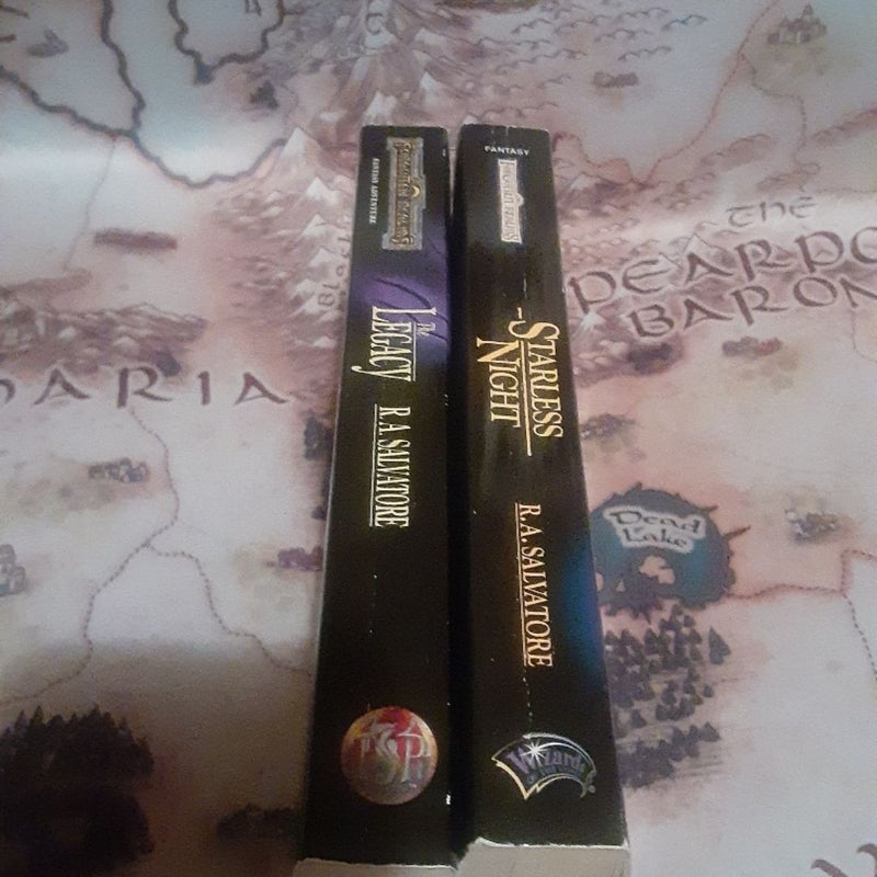 Forgotten Realms Drizzt Do'Urden books Legacy, Starless Night