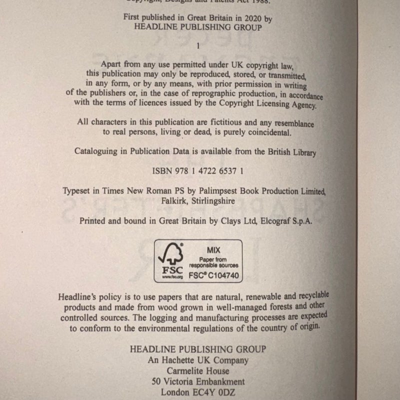 THE SHAPESHIFTER'S LAIR SIGNED 