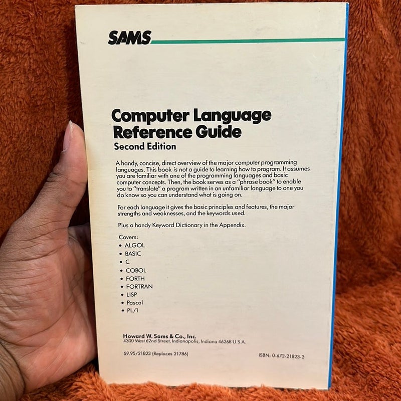 Computer Language Reference Guide - With Keyword Dictionary