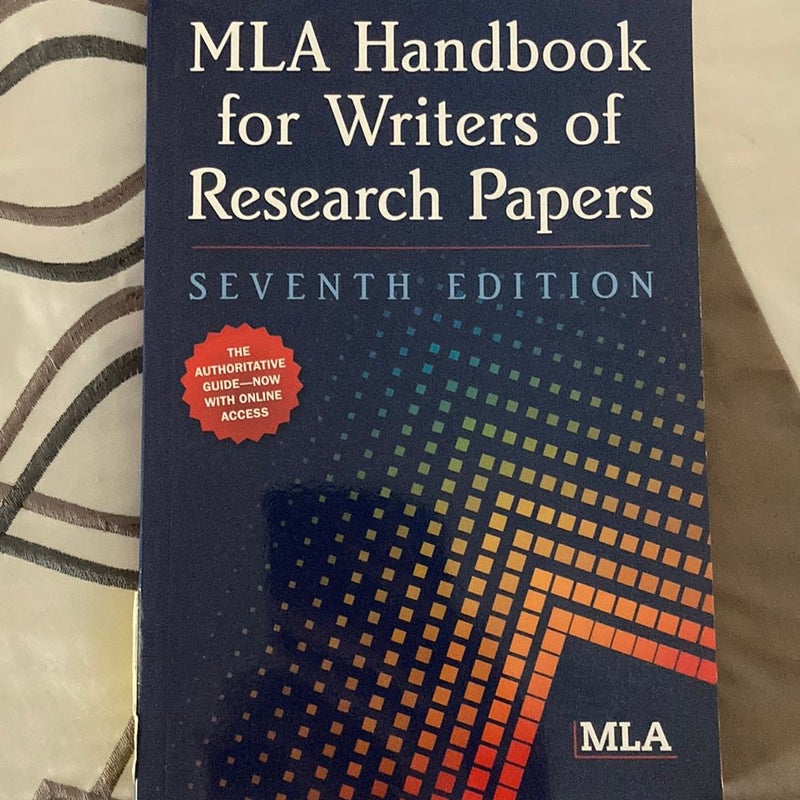 MLA Handbook for Writers of Research Papers