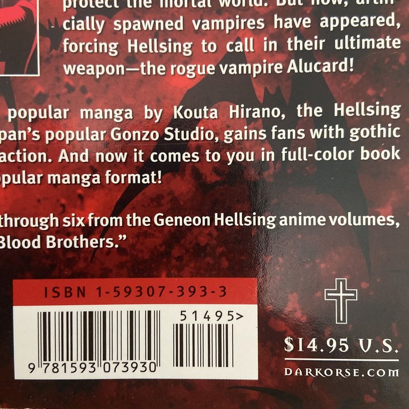 Hellsing Anime Manga Volume 1