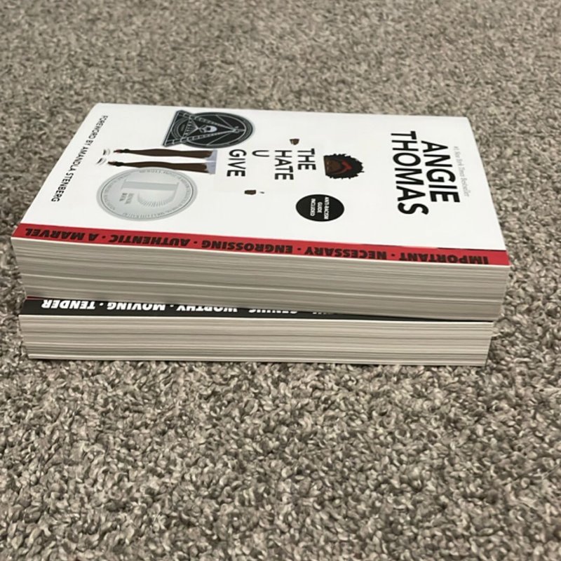 Angie Thomas Box Set: the Hate U Give and Concrete Rose