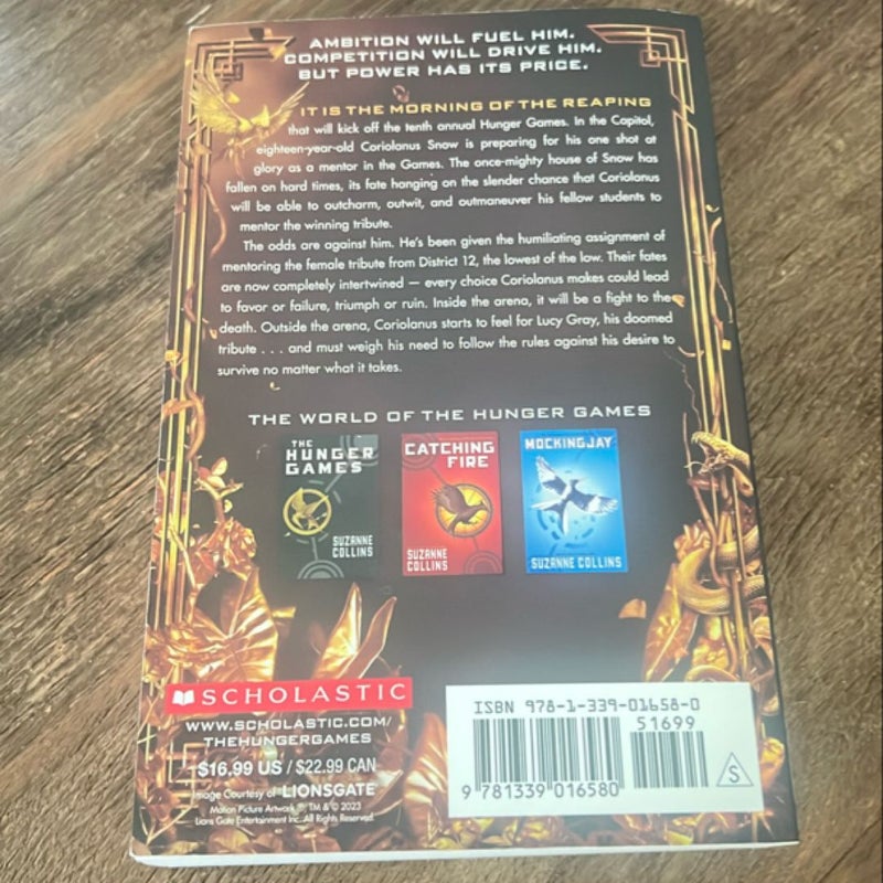 The Ballad of Songbirds and Snakes (a Hunger Games Novel): Movie Tie-In Edition