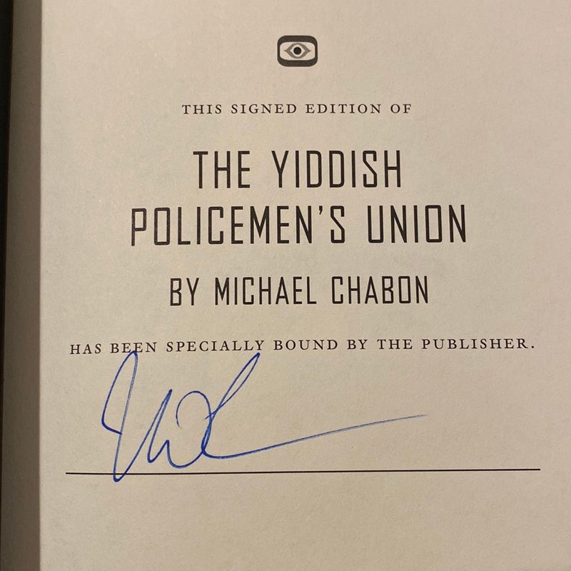 The Yiddish Policemen's Union—Signed