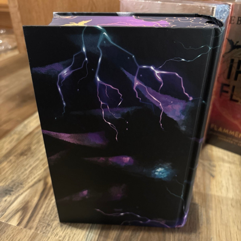 German special edition sprayed edges Fourth Wing Iron Flame Rebecca Yarros