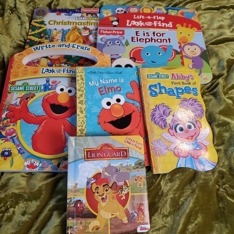 6 Book Bundle Children's Board Books 