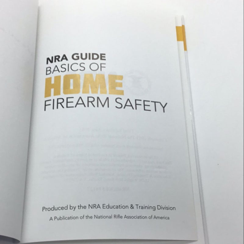 Basics of home firearm safety, NRA guide