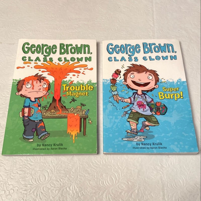 Lot of 2 George Brown Class Clown Books