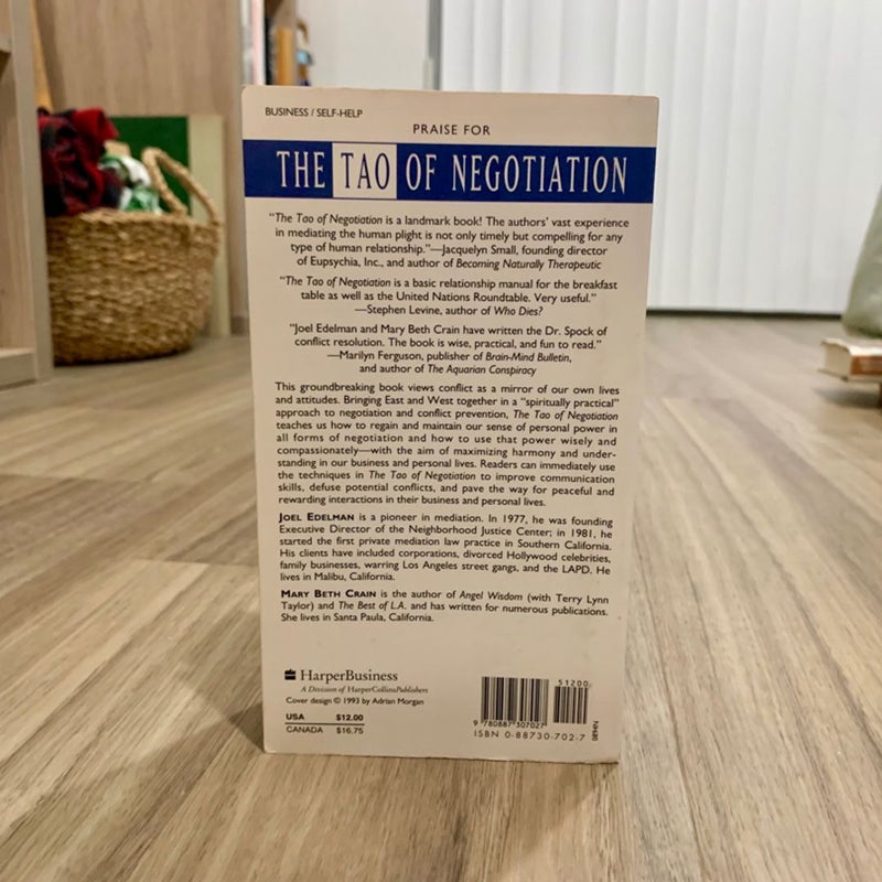 The Tao of Negotiation