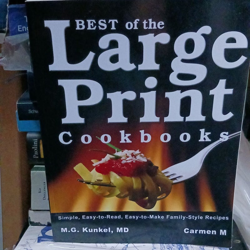Best of the large print cookbook