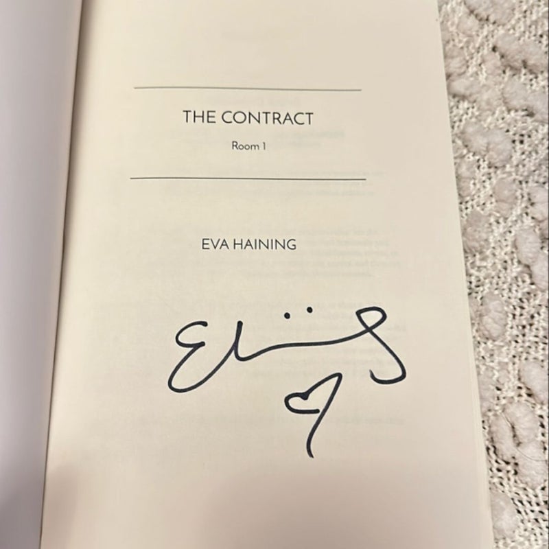 The Contract *SIGNED*