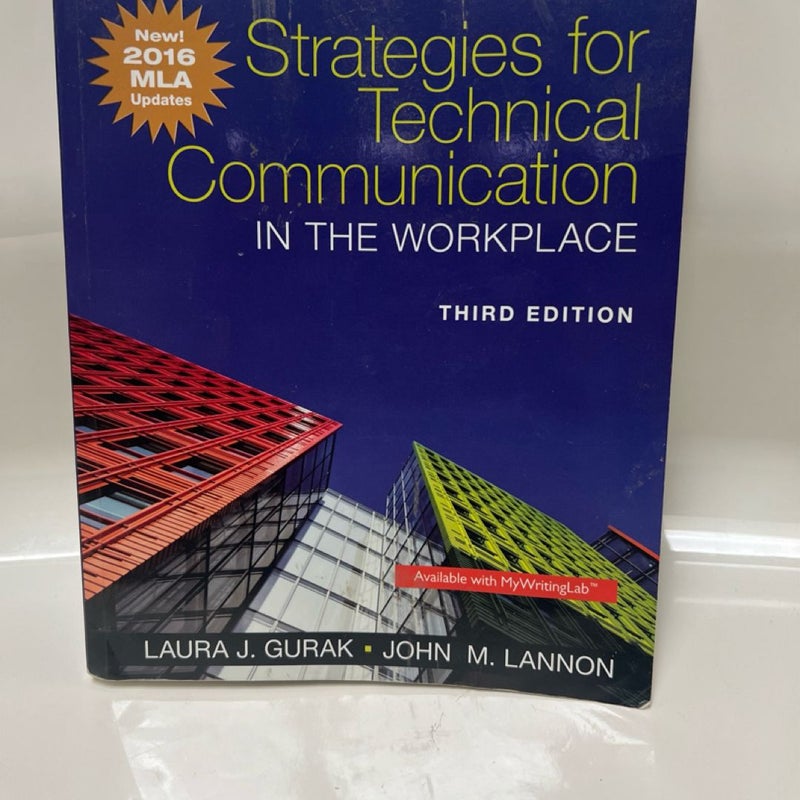 Strategies for Technical Communication in the Workplace, MLA Update Edition