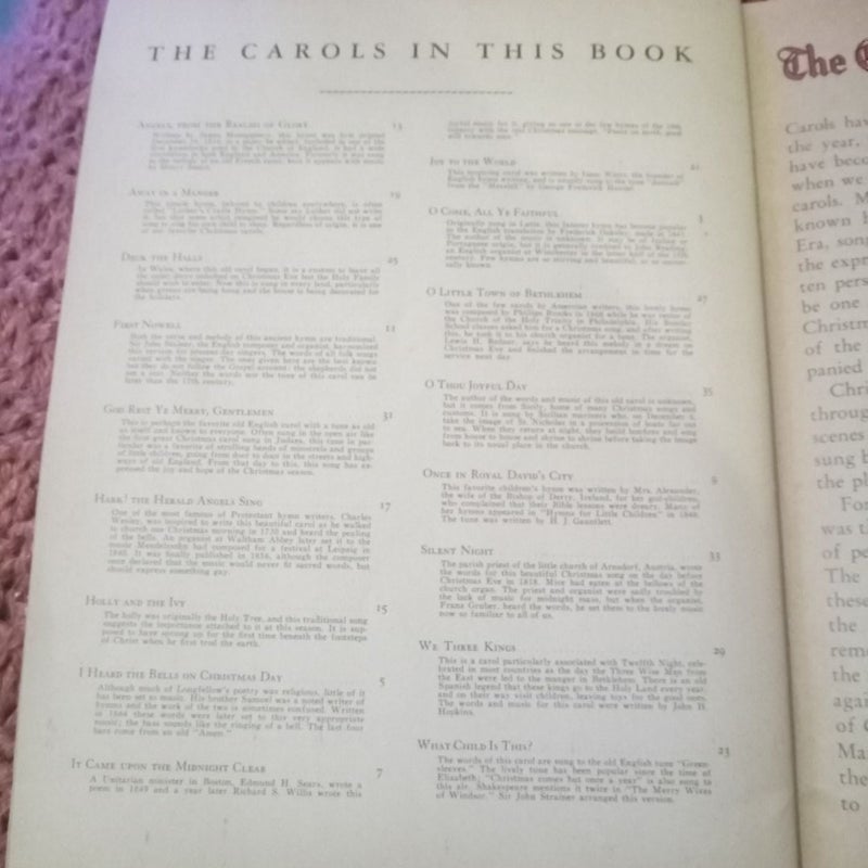 1938 Christmas Carols