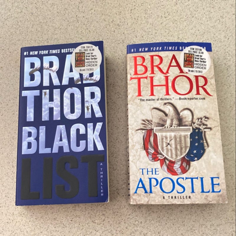 Bundle of Brad Thor: The Apostle & Black List