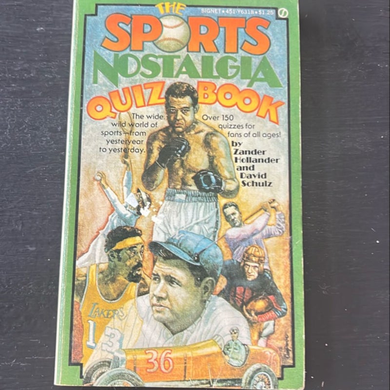 The Sports Nostalgia Quiz Book