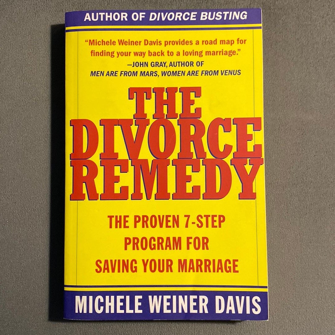 The Divorce Remedy by Michele Weiner Davis Paperback Pangobooks