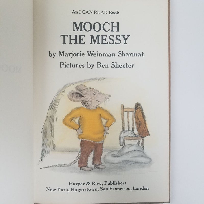 Mooch the Messy 1976 (An I Can Read Book)