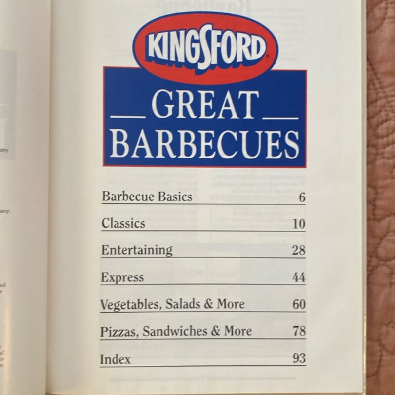 Kingsford Great Barbecues