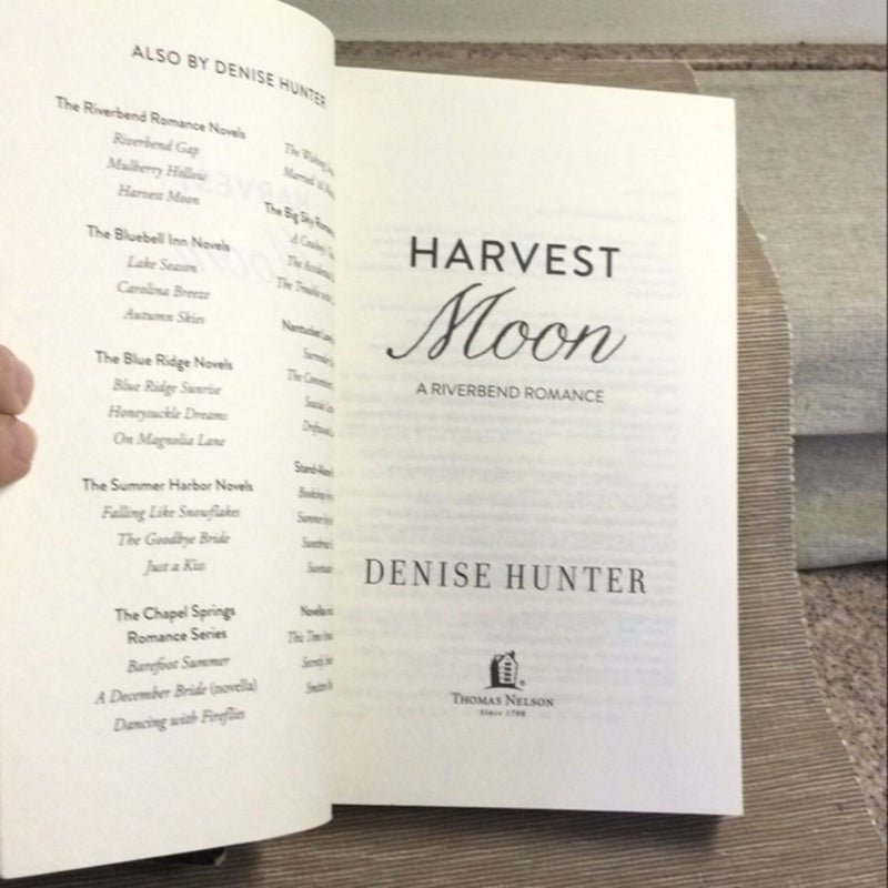 Harvest Moon & Riverbend  Gap  2 books  