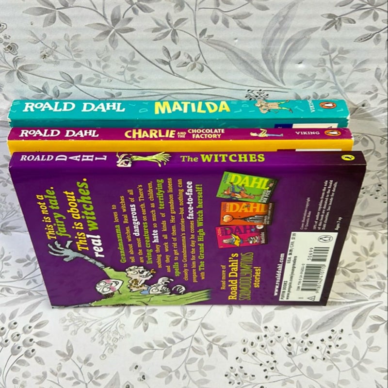 Roald Dahl 3 Paperback Bundle