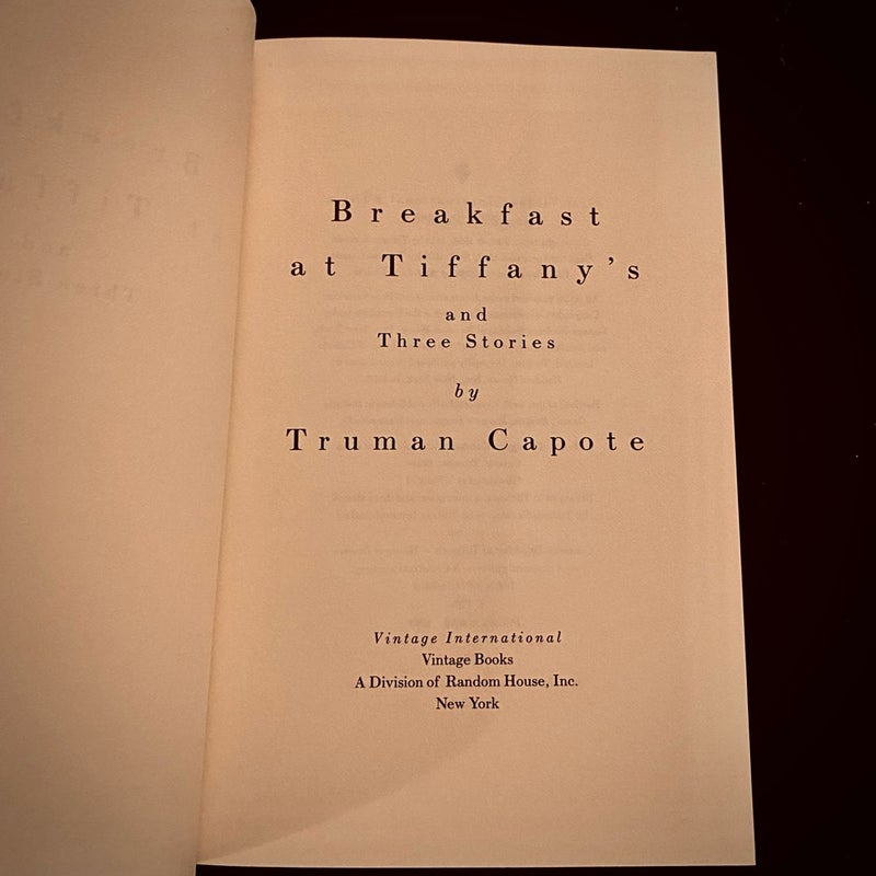Breakfast at Tiffany's