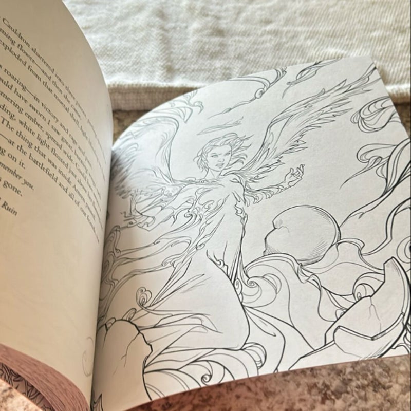 A Court of Thorns and Roses Coloring Book