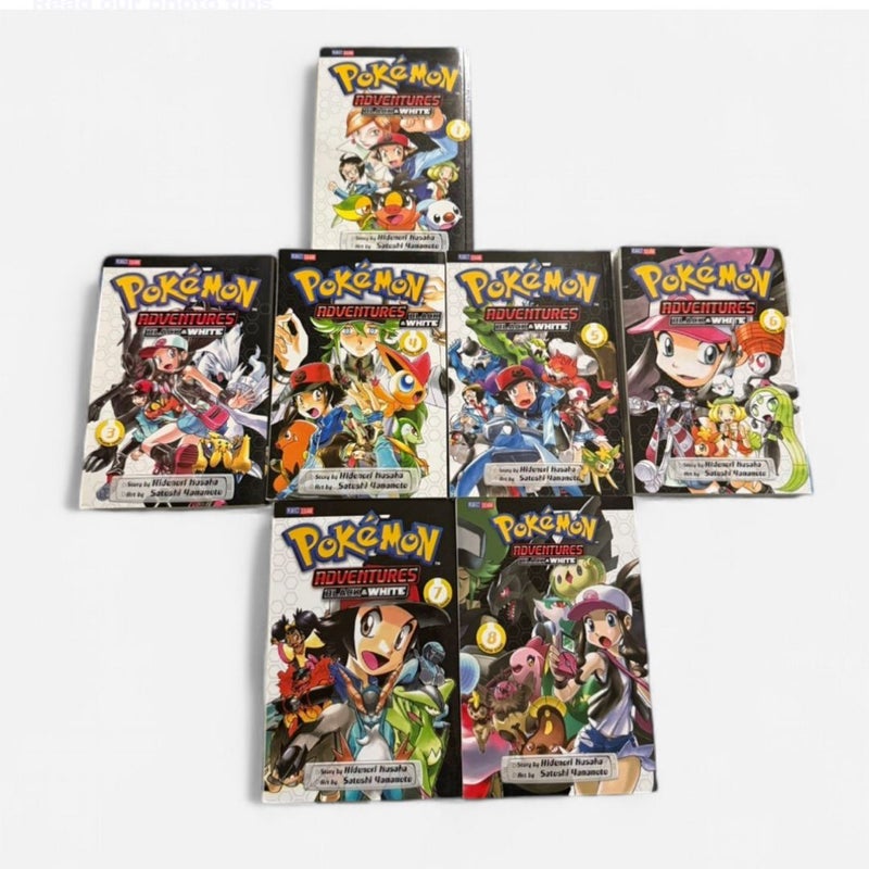 Pokémon Adventures (Red and Blue) Vol. 1-14 and Pokemon Adventures Black & White Vol. 1,3-8