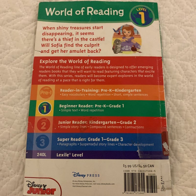 World of Reading: Sofia the First the Missing Necklace