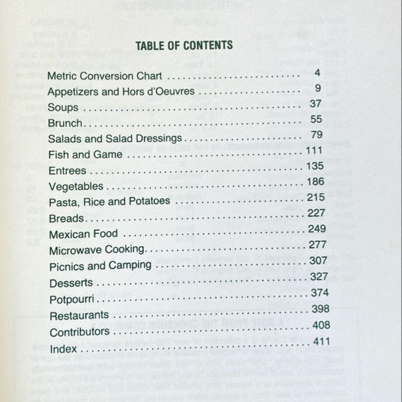 Colorado Cache Cookbook