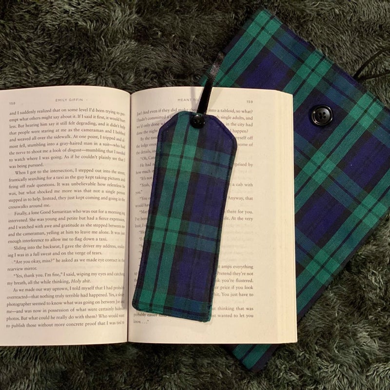 Book sleeve and bookmark