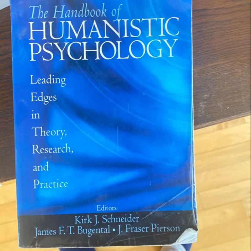 The Handbook of Humanistic Psychology