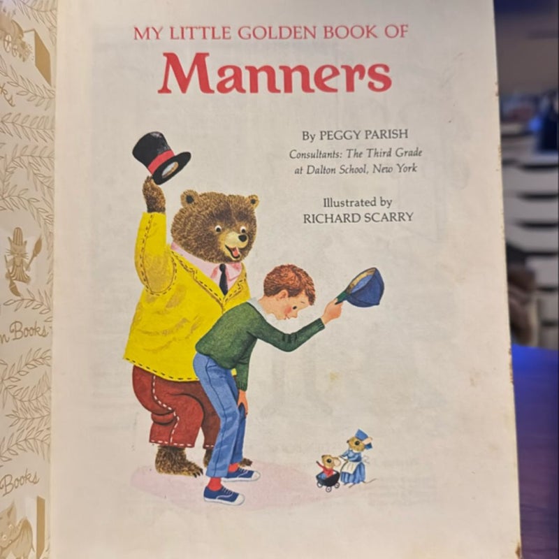 My Little Golden Book of Manners