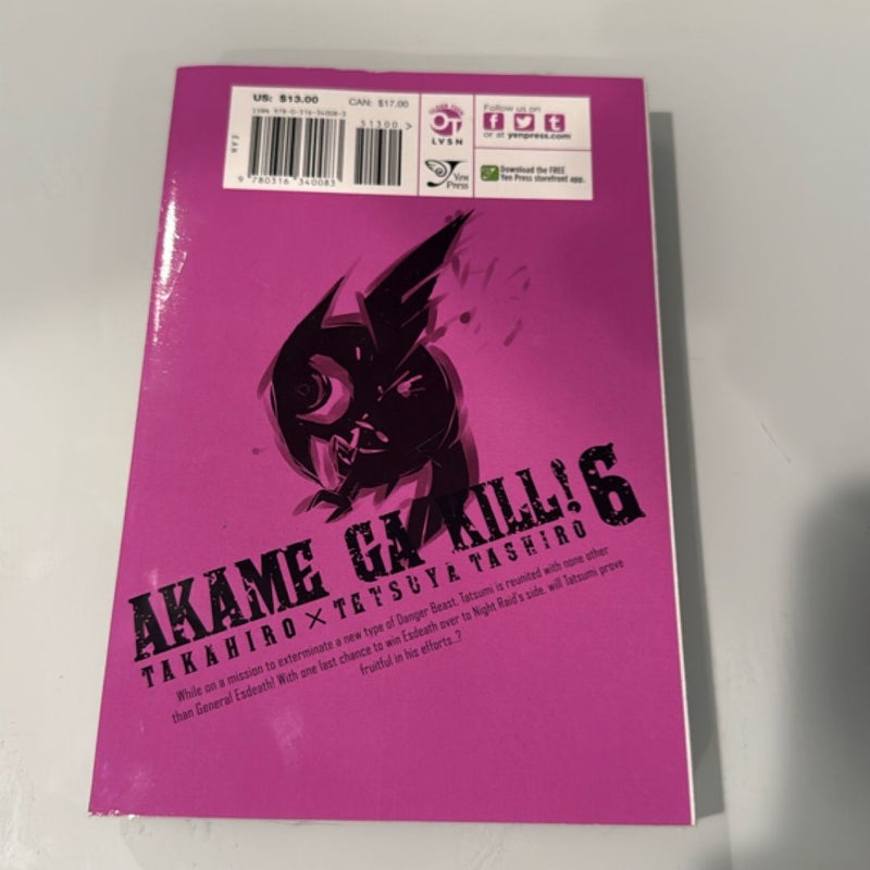 Akame Ga KILL!, Vol. 6