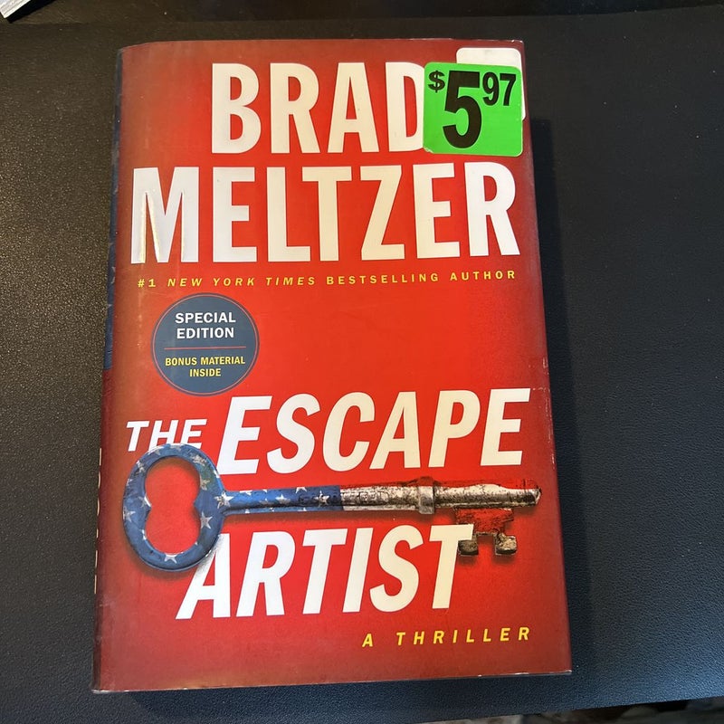 The Escape Artist (Like New Hardcover)