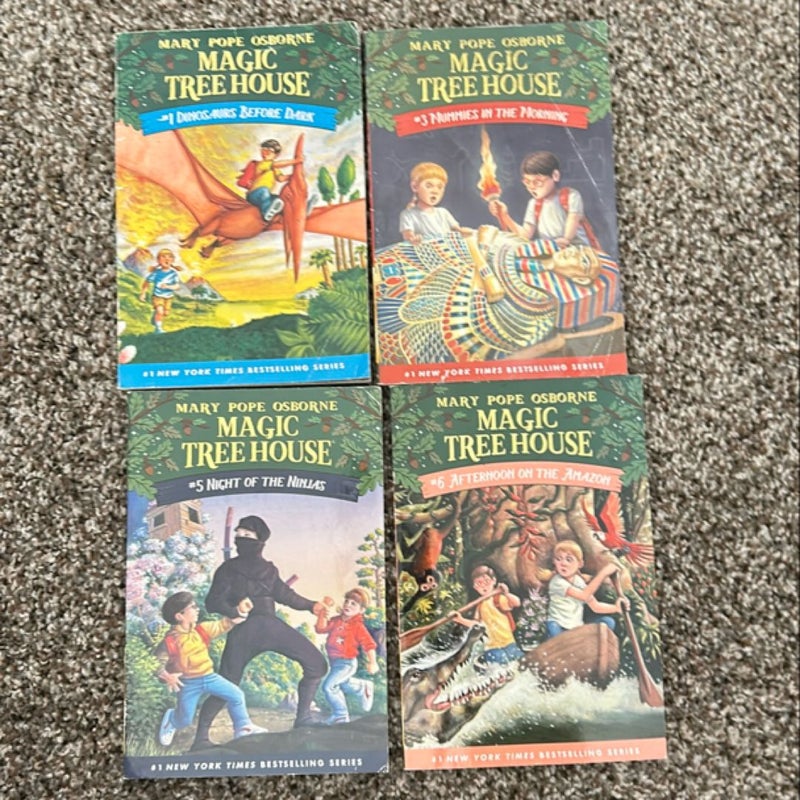 Magic Tree House 1,3,5,6