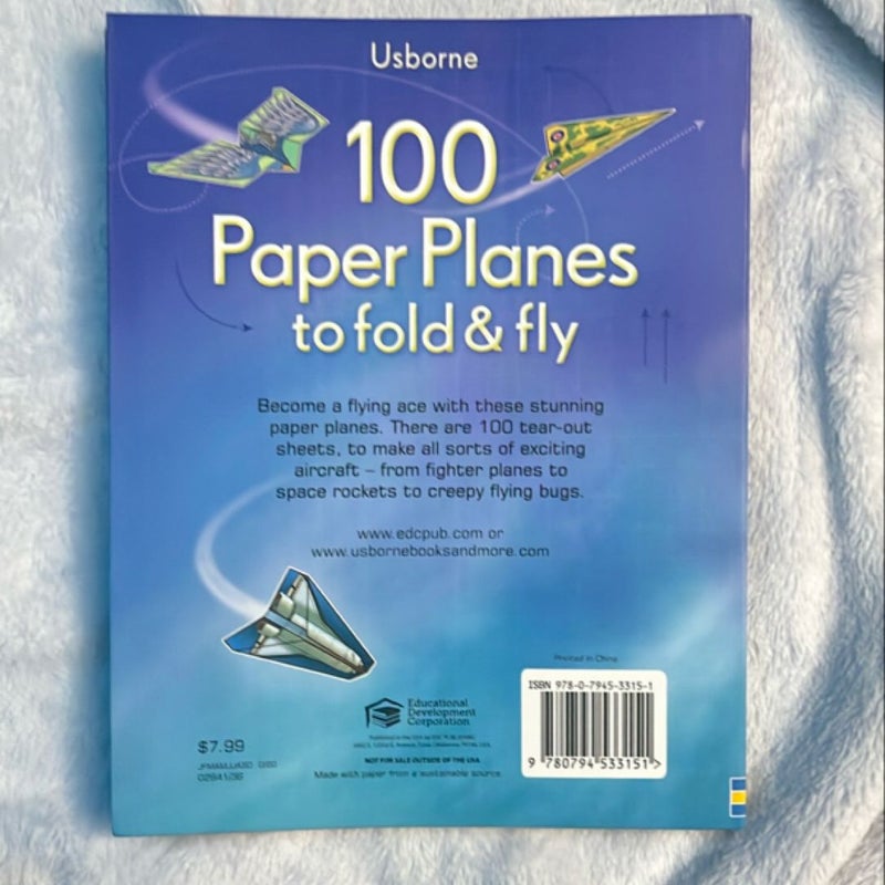 100 Paper Airplanes to fold & fly