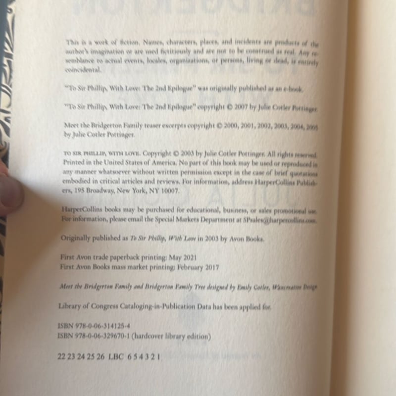 To Sir Phillip, with Love - Book Club Limited Edition